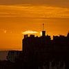 Sonnenuntergang Edinburgh Castle, Edinburgh, Schottland, UK von Arch White