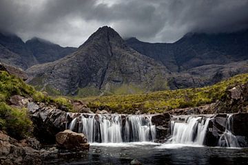 Fairy pools on Isle of Skye Scotland by Marjolein Fortuin