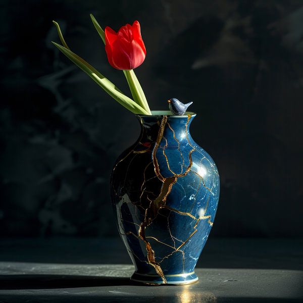 Kintsugi-Vase 3 von DNH Expressions