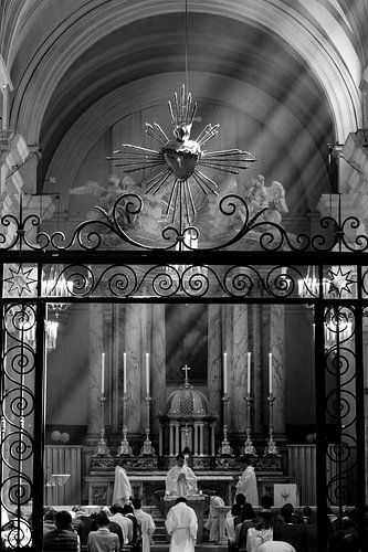 Kerkdienst Trinita dei Monti Rome Italië