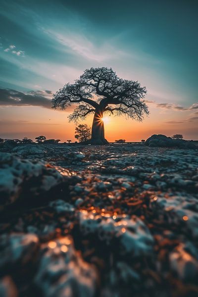 Zonsopgang vanuit een nieuw perspectief van fernlichtsicht