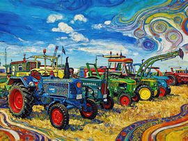 Vintage Tractor Parade by PhotoArt Claudia Kleemann