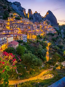 Basilicata - Castelmezzano bij zonsopgang