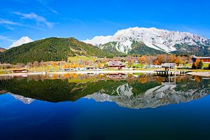 Der Badesee in Ramsau am Dachstein