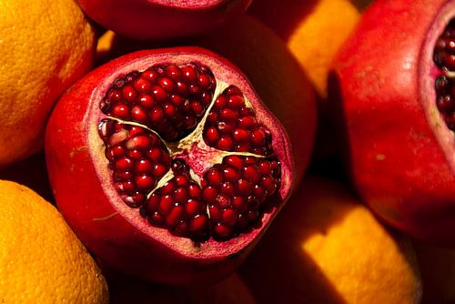 juicy pomegranate