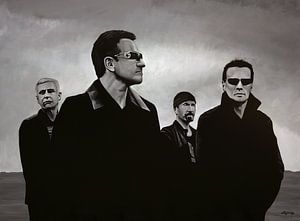 U2 Schilderij van Paul Meijering