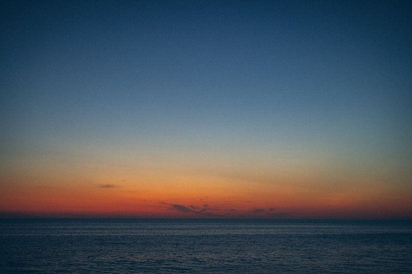 Sunset Brouwersdam van Paul Jespers