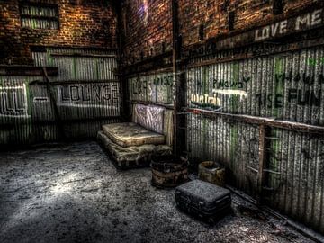 Verlaten fabriek Duitsland HDR van Natasja Martijn