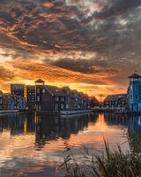 Reitdiephaven à l'heure d'or
