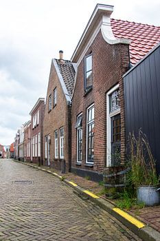 Pronkende gevels in het Buitenkwartier.