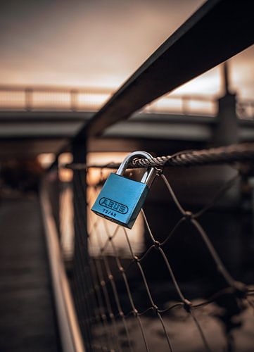 Schloss Sonnenuntergang Details Locked Nahaufnahme Bokeh von Bastian Otto