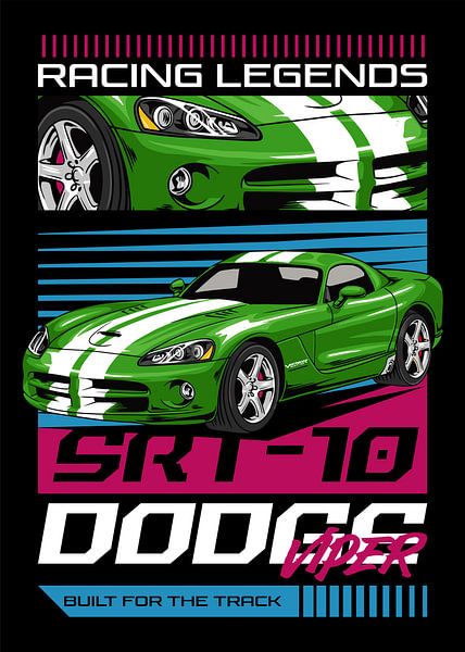 Dodge Viper SRT-10 Muscle Car by Adam Khabibi
