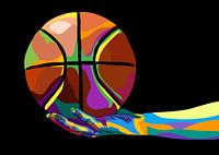 Basketball in der Pop-Art