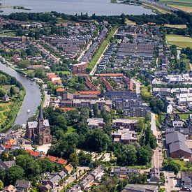 Ouderkerk von oben von Inge Wiedijk