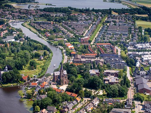 Ouderkerk vu d'en haut sur Inge Wiedijk