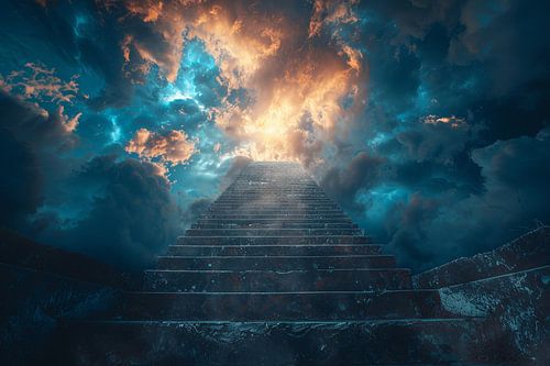 stairs in and around the house