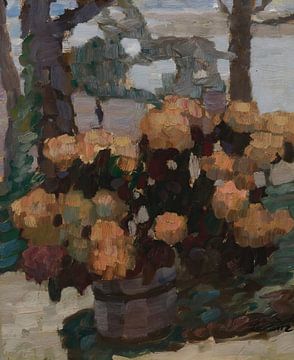 Leo Putz - Nature morte aux roses (1901) sur Peter Balan