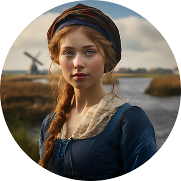 Klassiek portret van meisje