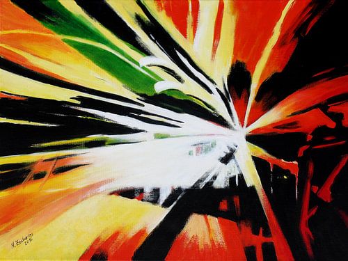 Explosie van kleuren