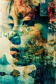 Between the coast and the city by Klaus Tesching - Art-AI