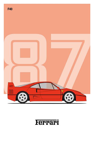Ferrari F40 by Yuri Koole