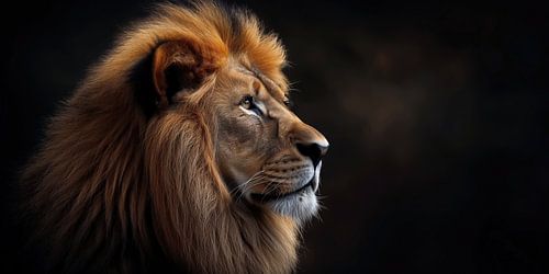 Portret van een leeuw