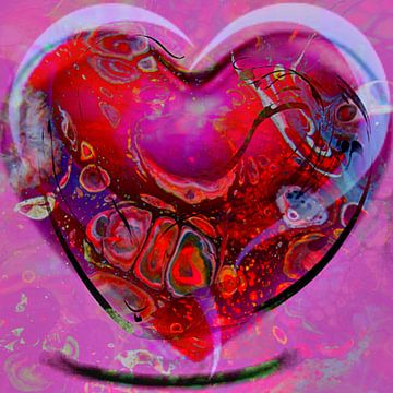 mijn kinderhart spreekt, kijkend door een roze bril