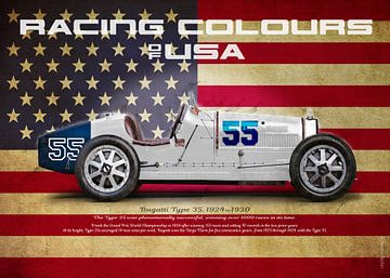 Race kleuren USA van Theodor Decker