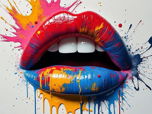 Een mond vol kleuren - surrealistische kunst 1