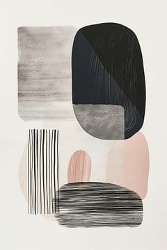 Japandi abstract van Bert Nijholt