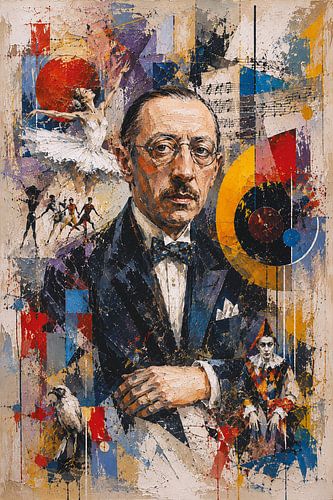 A painting by Igor Stravinsky.