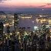 Victoria peak lookout. van Remco van Adrichem