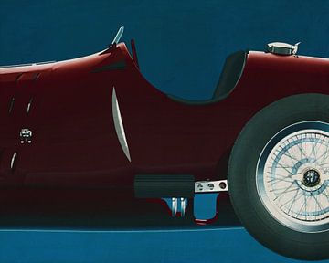 Alfa Romeo 8c 1935 zijde van Jan Keteleer
