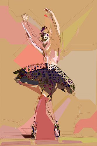 Abstracte ballerina