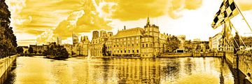 Binnenhof in Den Haag Niederlande Gold von Hendrik-Jan Kornelis