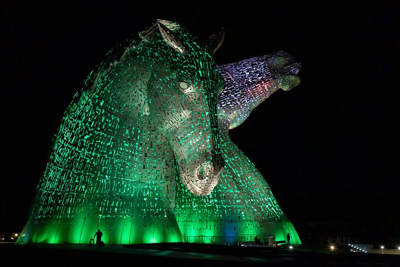 The Kelpies, Scotland by Gert Hilbink