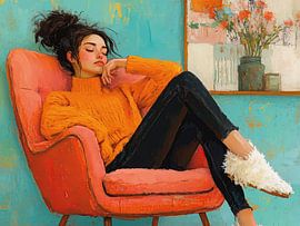 Fauler Sonntag IV von Mirjam Duizendstra