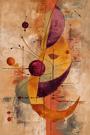 Orange Terracotta – Geometric Abstract Painting