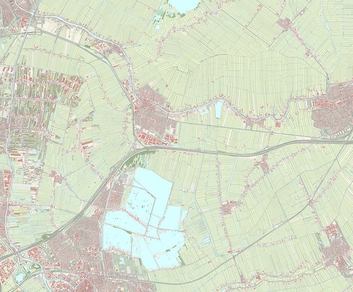 Carte de Bodegraven-Reeuwijk par Rebel Ontwerp