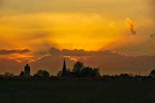 Magische zonsondergang