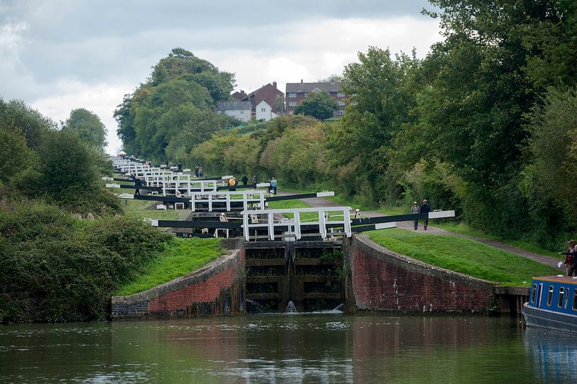 Caen Hill locks by Richard Wareham