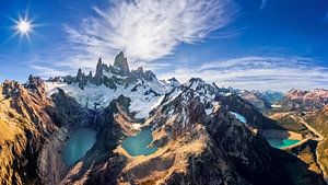 Fitz Roy, Patagonië van Dieter Meyrl