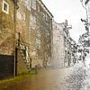 Fotoschets Straat in oude binnenstad van Jeroen Berendse