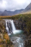 Waterfall on the Scottish island of Skye