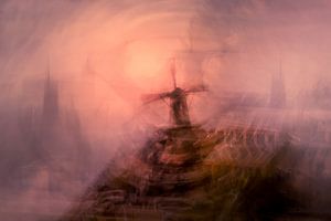 Landschap met molen