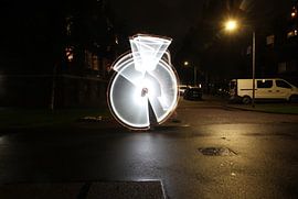 lightpainting street by Eduard metz