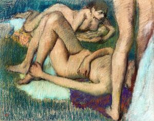 Nackte Frauen. Badende, Edgar Degas (ca. 1895-1900)