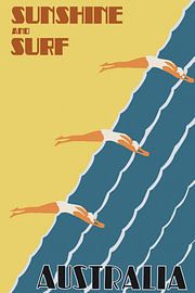Australië Sunshine And Surf van Walljar