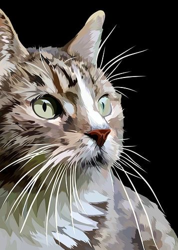 Pet cat vector