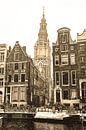 Zuiderkerk Sepia Amsterdam Winter van Hendrik-Jan Kornelis thumbnail